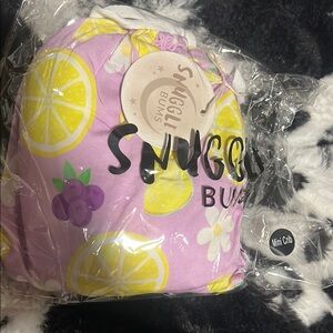 Snuggle Bums Mini Crib bamboo sheet with Lemon and Grape Design